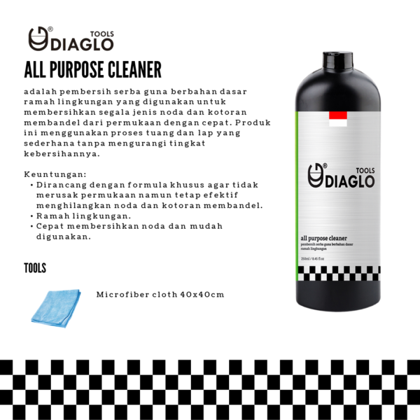 Diaglo Tools All Purpose Cleaner 250ml - Image 3