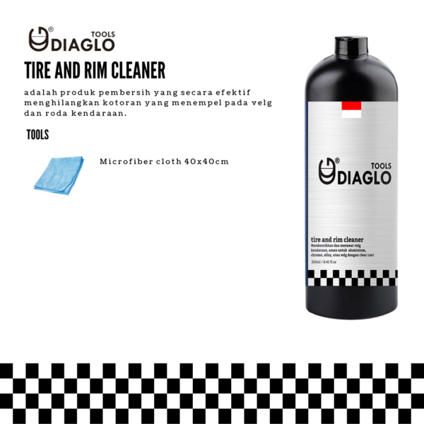 Diaglo Tools Tire And Rim Cleaner 250ml - Image 3